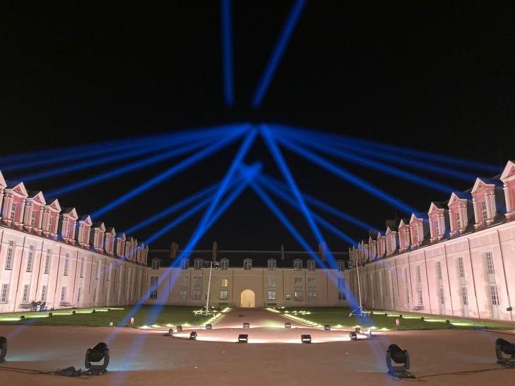 Cour d'honneur de la Cité internationale de la langue française à Villers-Cotterêts